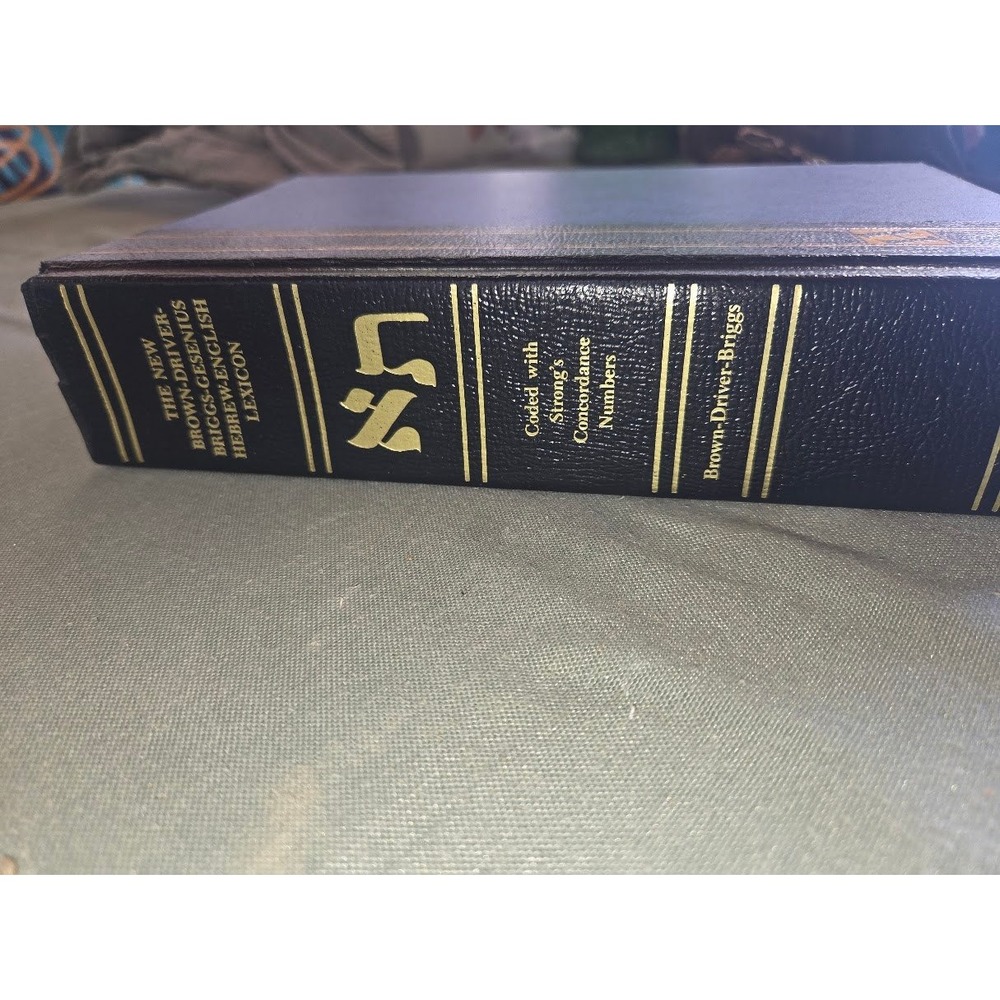 The New Brown-Driver-Briggs-Gesenius Hebrew and English Lexicon Hendrickson